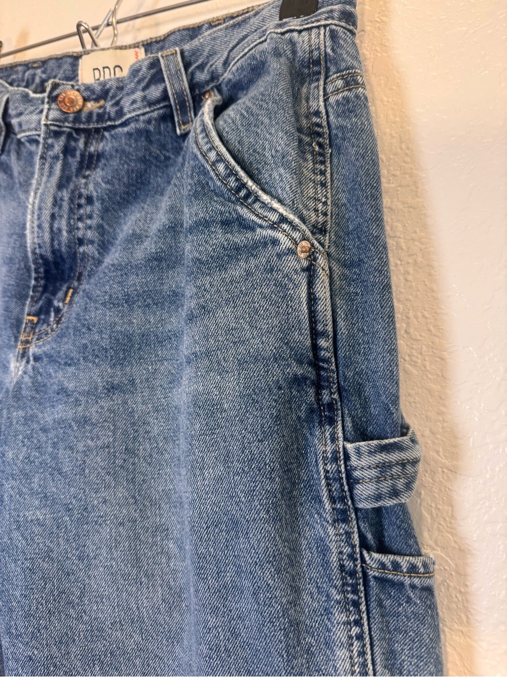 BDG Women's Vintage Style Straight-Leg Carpenter Jeans Urban Outfitters - Picture 7 of 11